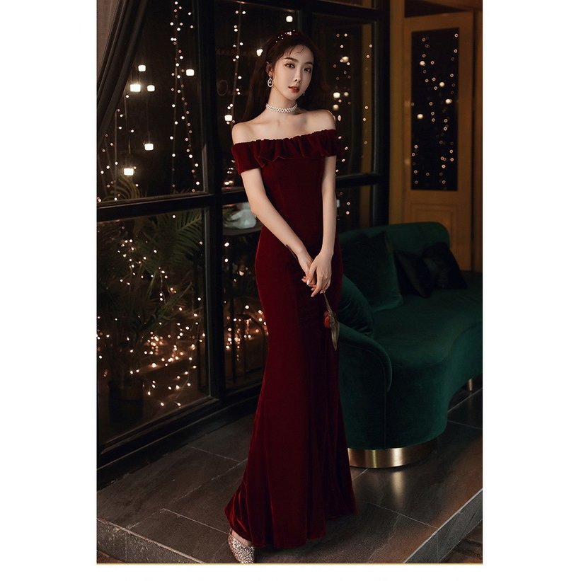 パーティードレス ワンピース ウェディングドレス 結婚式 成人式 パーティー 秋冬 姫系 オフショル パーティードレス ワンピース ウェディングドレス 結婚式 成人式 パーティー 秋冬 姫系 オフショル