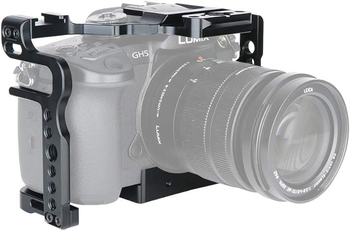 カメラケージ Panasonic Lumix GH5M2 / GH5II GH5S/ 専用 拡張カメラケージ拡張撮影設備 アクセサリー 滑り止ゴム付き 軽量( GH5 ケージ-191)
