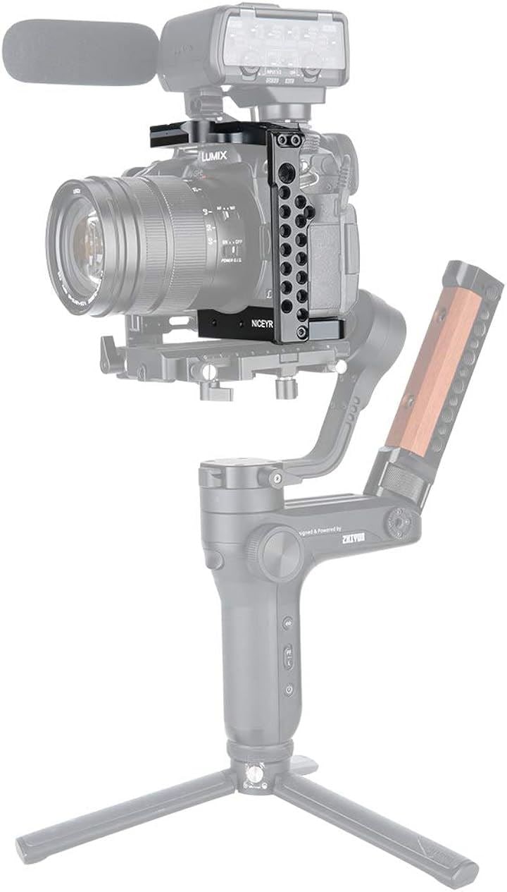 カメラケージ Panasonic Lumix GH5M2 / GH5II GH5S/ 専用 拡張カメラケージ拡張撮影設備 アクセサリー 滑り止ゴム付き 軽量( GH5 ケージ-191)