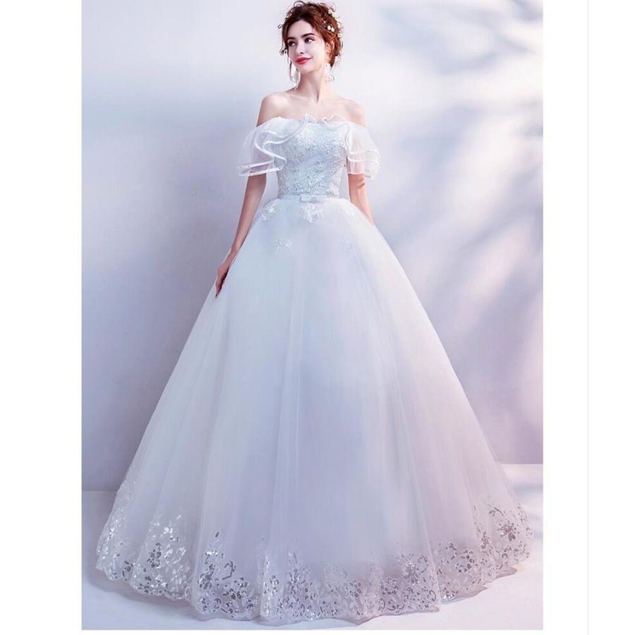 ロング丈ドレス パーティードレス 上品 ウエディングドレス aラインワンピース 大人 高級感 演奏会