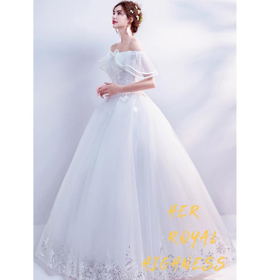 ロング丈ドレス パーティードレス 上品 ウエディングドレス aラインワンピース 大人 高級感 演奏会