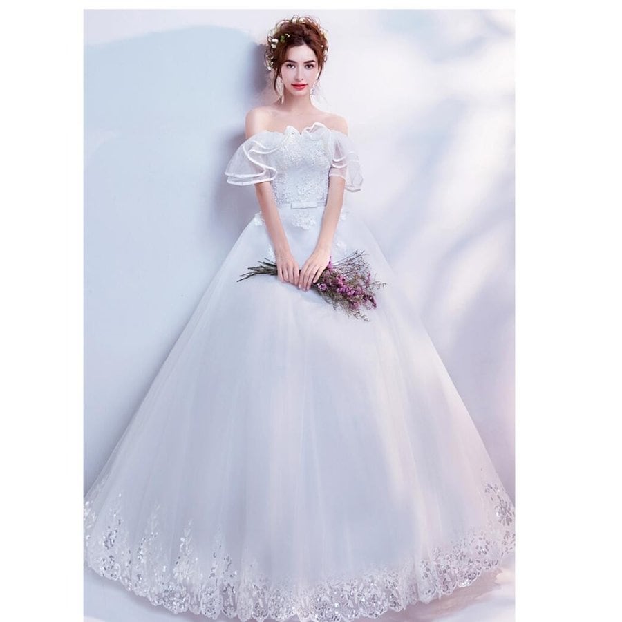 ロング丈ドレス パーティードレス 上品 ウエディングドレス aラインワンピース 大人 高級感 演奏会