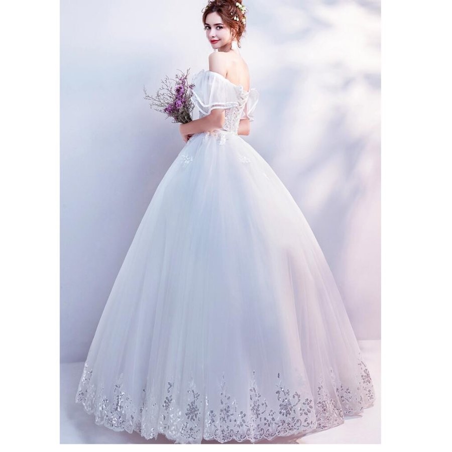 ロング丈ドレス パーティードレス 上品 ウエディングドレス aラインワンピース 大人 高級感 演奏会