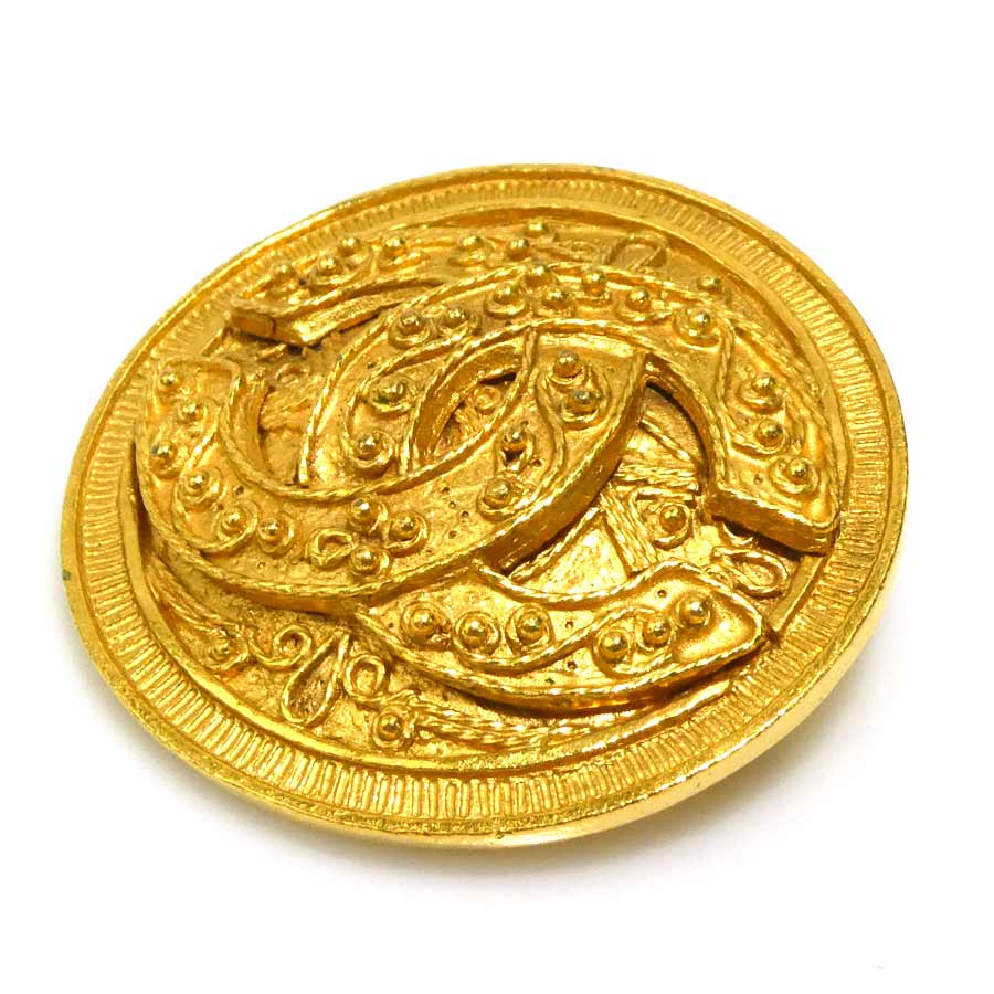 シャネル CHANEL ブローチ ココマーク メタル ゴールド レディース e60327a シャネル CHANEL ブローチ ココマーク メタル ゴールド レディース e60327a