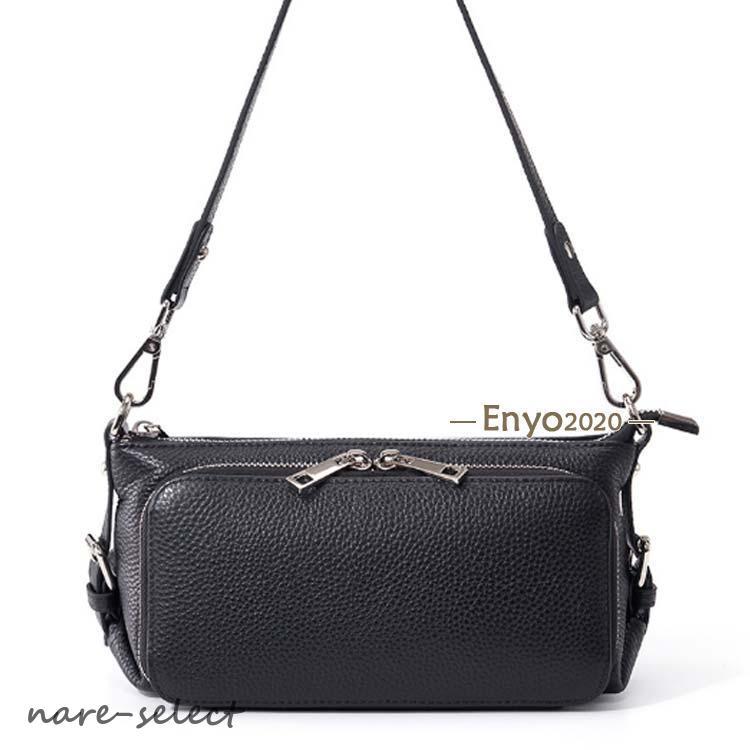 (girl shop)新品販売 お財布ポシェット レディース ショルダーバッグ 肩掛け ウォレットバッグ マザーズバッグ ポケット 本革 斜めがけバッグ レザー 2way 横長 コン 2枚購入で200