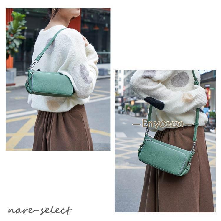 (girl shop)新品販売 お財布ポシェット レディース ショルダーバッグ 肩掛け ウォレットバッグ マザーズバッグ ポケット 本革 斜めがけバッグ レザー 2way 横長 コン 2枚購入で200