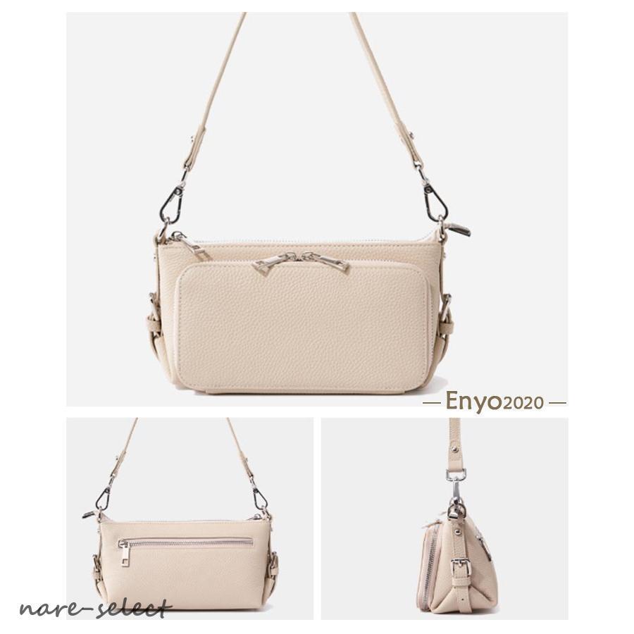 (girl shop)新品販売 お財布ポシェット レディース ショルダーバッグ 肩掛け ウォレットバッグ マザーズバッグ ポケット 本革 斜めがけバッグ レザー 2way 横長 コン 2枚購入で200