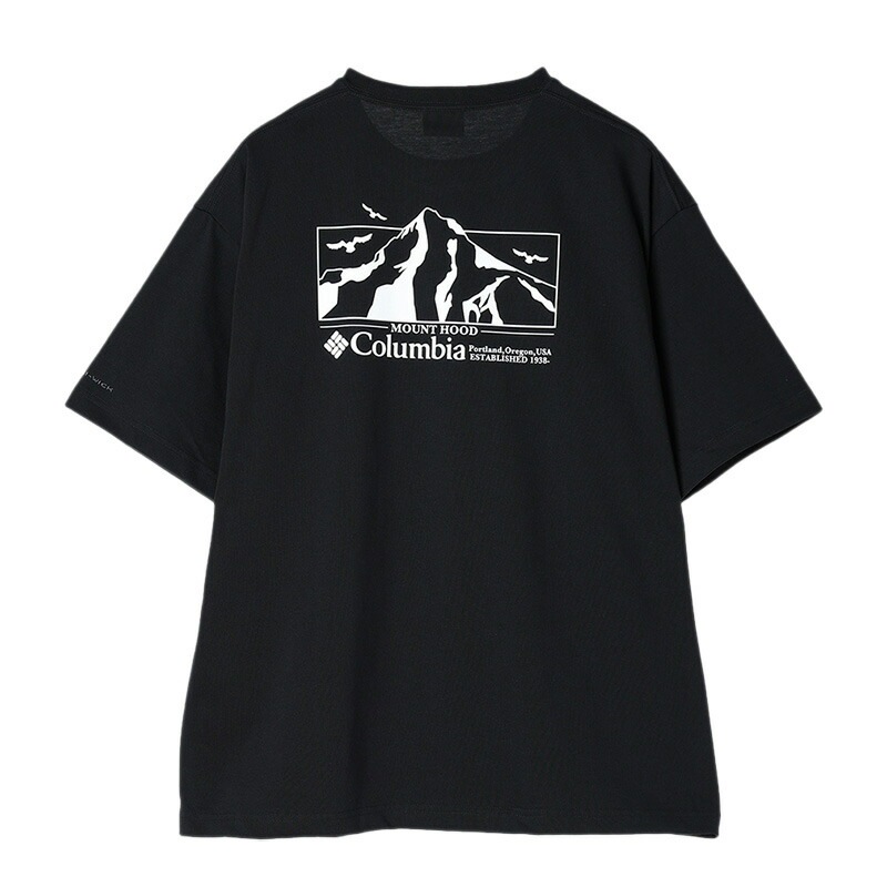 コロンビア Tシャツ COLUMBIA 半袖 トップス メンズ レディース ブランド 大きいサイズ おしゃれ おすすめ 人気 黒 白 ホワイト ブラック M L XL