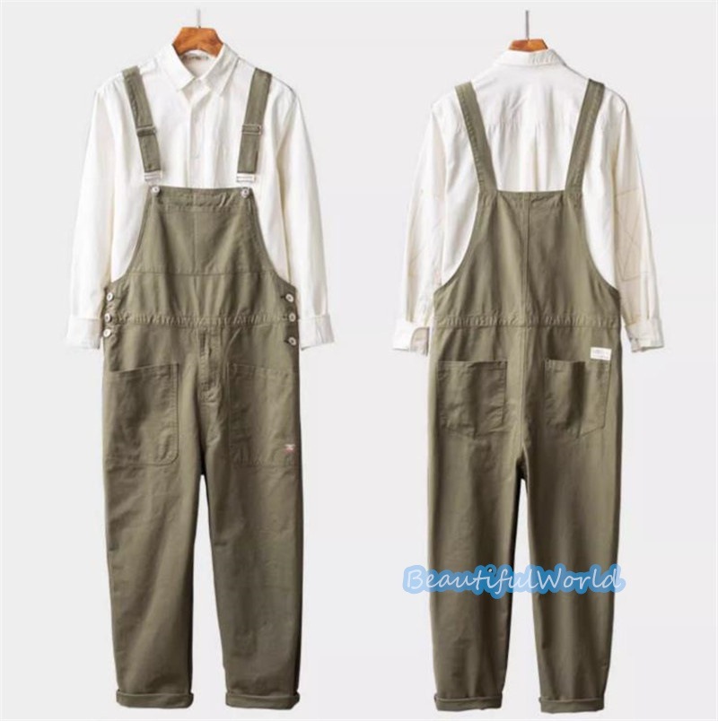 サロペット メンズ オーバーオール つなぎ オールインワン無地 サスペンダー ストリートアメカジ 作業服 春秋 お洒落24bdk18 サロペット メンズ オーバーオール つなぎ オールインワン無地 サスペンダー ストリートアメカジ 作業服 春秋 お洒落24bdk18