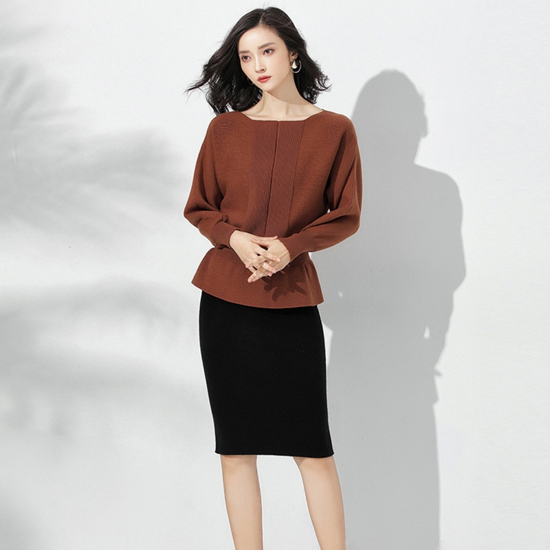 セーター レディース ニット 厚手 長袖 秋 冬 大きいサイズ ボートネック ショート丈 可愛い チュニック 無地 カジュアル トップス 洗える おしゃれ シンプル 着やせ 上品 大きいサイズ