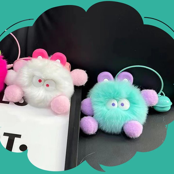 Qoo10] リアル スタイル 選べる6カラー カラフル 鈴付き 目玉