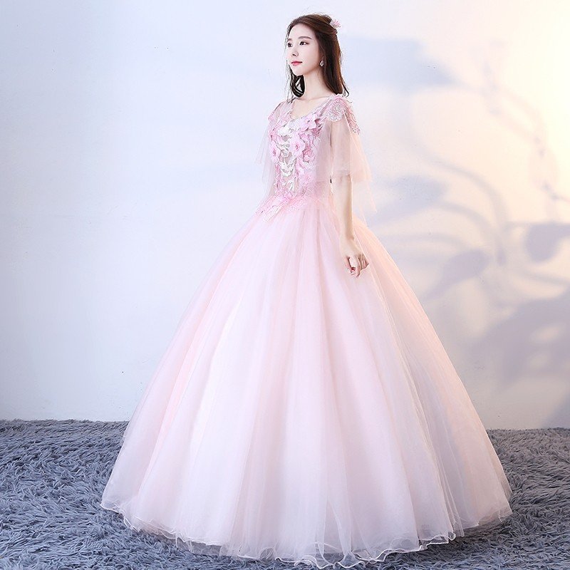 カラードレス 袖あり ウエディングドレス 結婚式 安い ロングドレス 演奏会 プリンセスライン 二次 カラードレス 袖あり ウエディングドレス 結婚式 安い ロングドレス 演奏会 プリンセスライン 二次