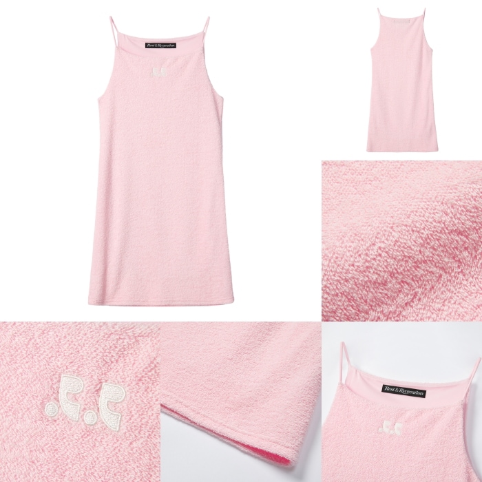 【REST & RECREATION】 RR LOGO TERRY MINI DRESS : 2COLORS grupoguza.com