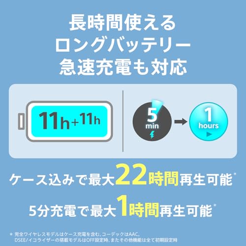完全ワイヤレスイヤホン WF-C510 / 軽量小型4.6g / 高精度通話品質/外音取り込み対応/マルチポイント対応 / IPX4防滴性能 / イエロー/WF-C510 YC