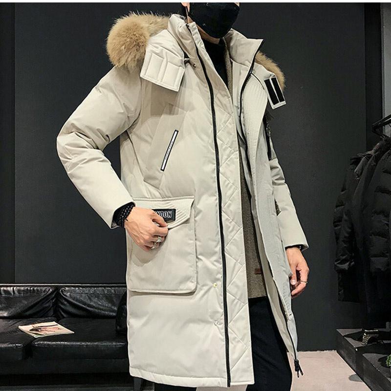 【即納】ダウンコート メンズ ロングコート フード付き ファー シンプル 長袖 厚手 防寒 秋冬 アウター 紳士 暖かい ビジネス 通勤 通学 おしゃれ 【即納】ダウンコート メンズ ロングコート フード付き ファー シンプル 長袖 厚手 防寒 秋冬 アウター 紳士 暖かい ビジネス 通勤 通学 おしゃれ