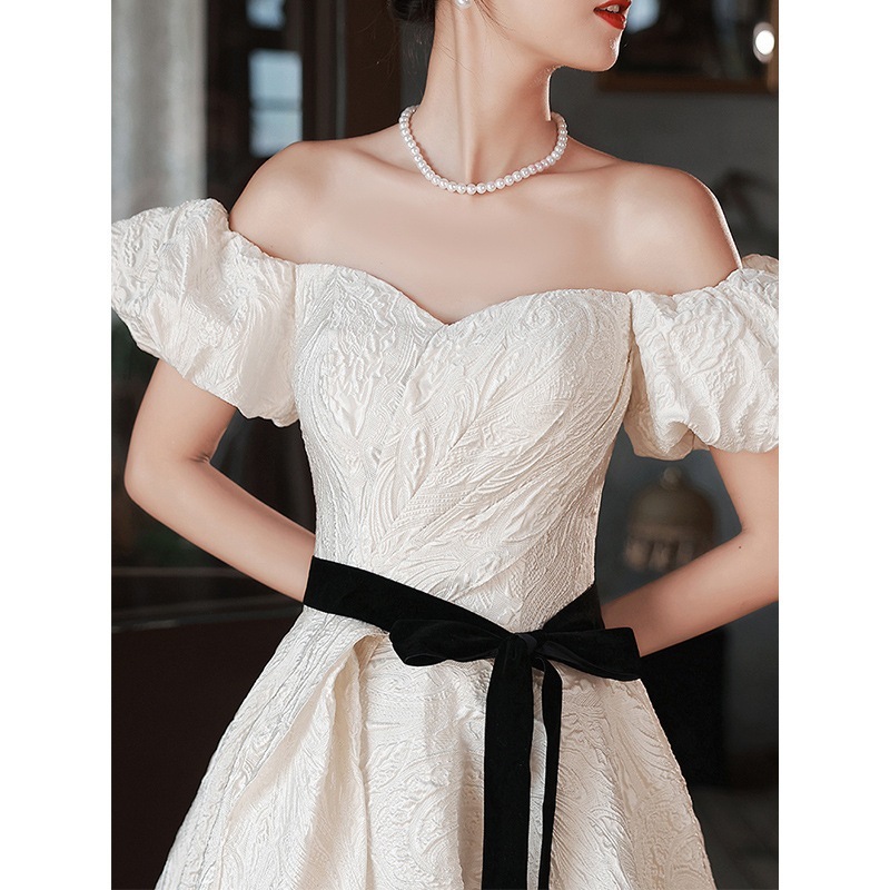 上品パーティードレス人気 2024 新作 高級感 気質 ワンピース 花嫁ロングドレス 結婚式ワンピース 二次会ドレス 結婚式 ドレス 花嫁 結婚式 お呼ばれ ウエディングドレス 白