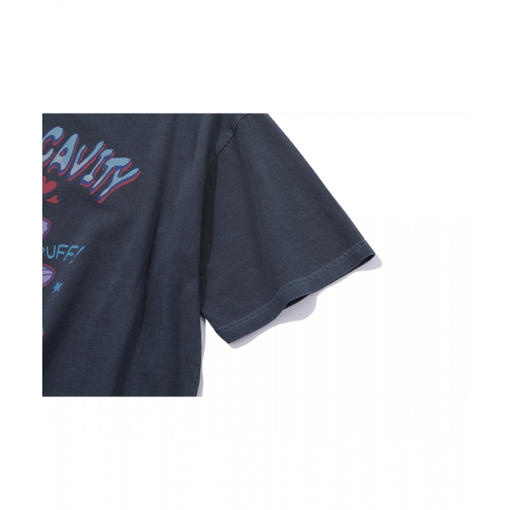 CPGN スタジオハフホッピーピグメントショートスリーブ T シャツダークブルー