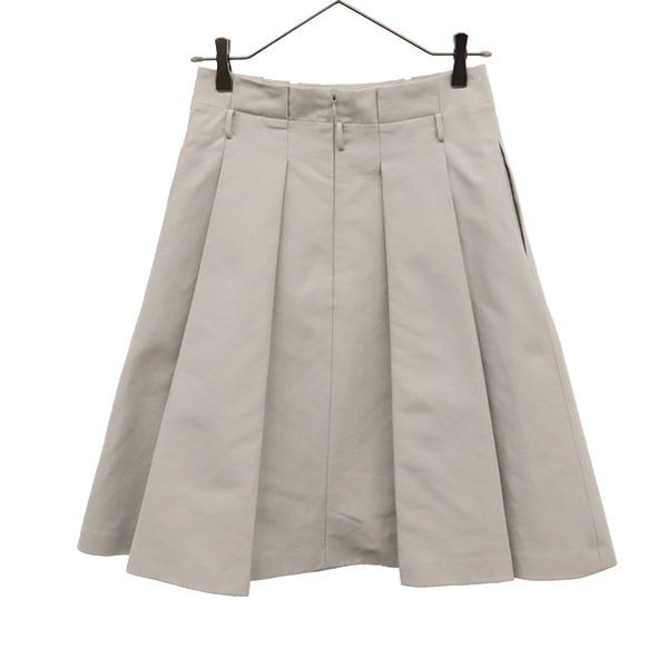 フォクシークラシック ミディ丈 スカート 38 ホワイト FOXEY Classic レディース