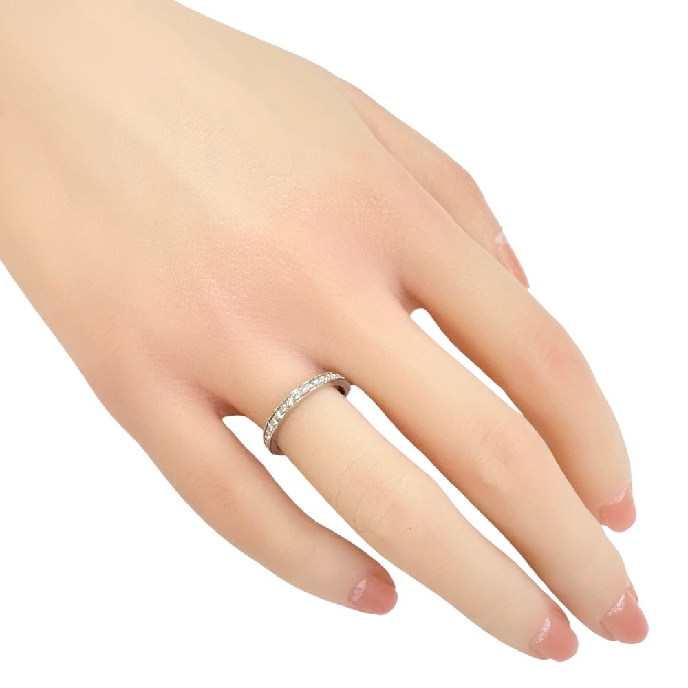 ヴァンクリーフ&アーペル ロマンスエタニティ リング 指輪 9号 Pt950プラチナ ダイヤモンド Van Cleef & Arpels 中古 美品 ヴァンクリーフ&アーペル ロマンスエタニティ リング 指輪 9号 Pt950プラチナ ダイヤモンド Van Cleef & Arpels 中古 美品