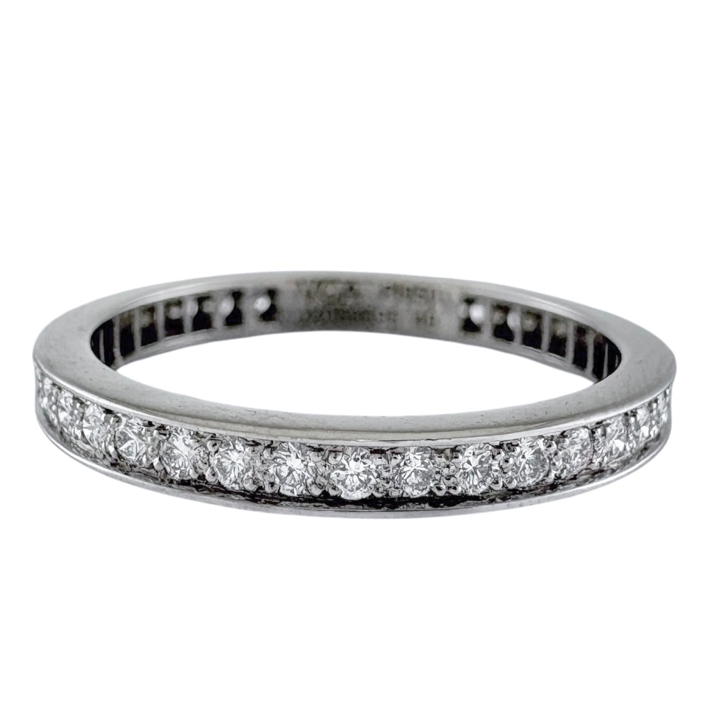 ヴァンクリーフ&アーペル ロマンスエタニティ リング 指輪 9号 Pt950プラチナ ダイヤモンド Van Cleef & Arpels 中古 美品 ヴァンクリーフ&アーペル ロマンスエタニティ リング 指輪 9号 Pt950プラチナ ダイヤモンド Van Cleef & Arpels 中古 美品