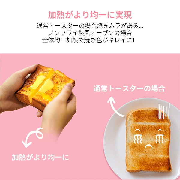 Qoo10] Comfee' コンベクショントースター 4枚焼き 熱風