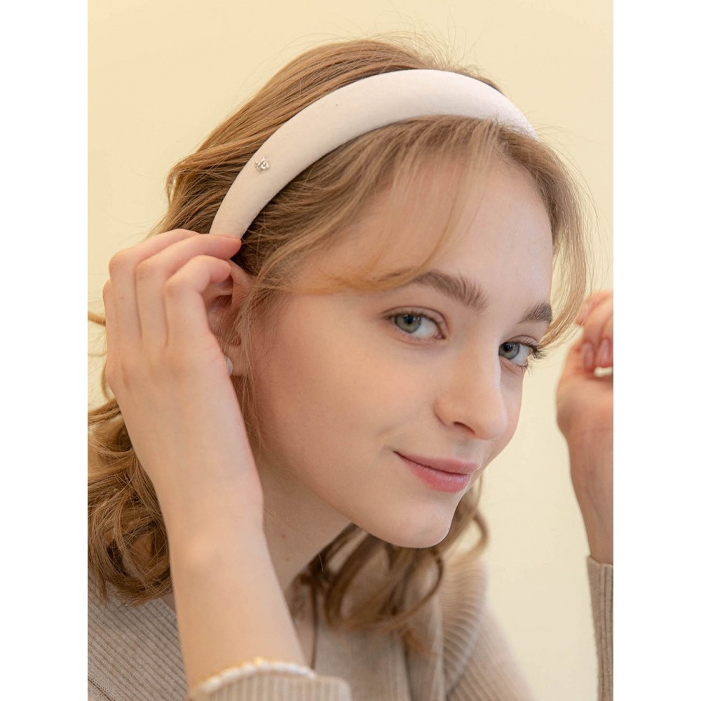 Jean Paul Clarisse パステル ベルベット ヘアバンド JP 22 001HB