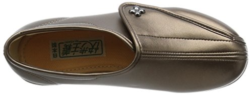 [快歩主義] 介護シューズ 軽量 転倒予防 リハビリ 幅広3E KHS L011 レディース ブロンズスムース 23.5 cm 3E