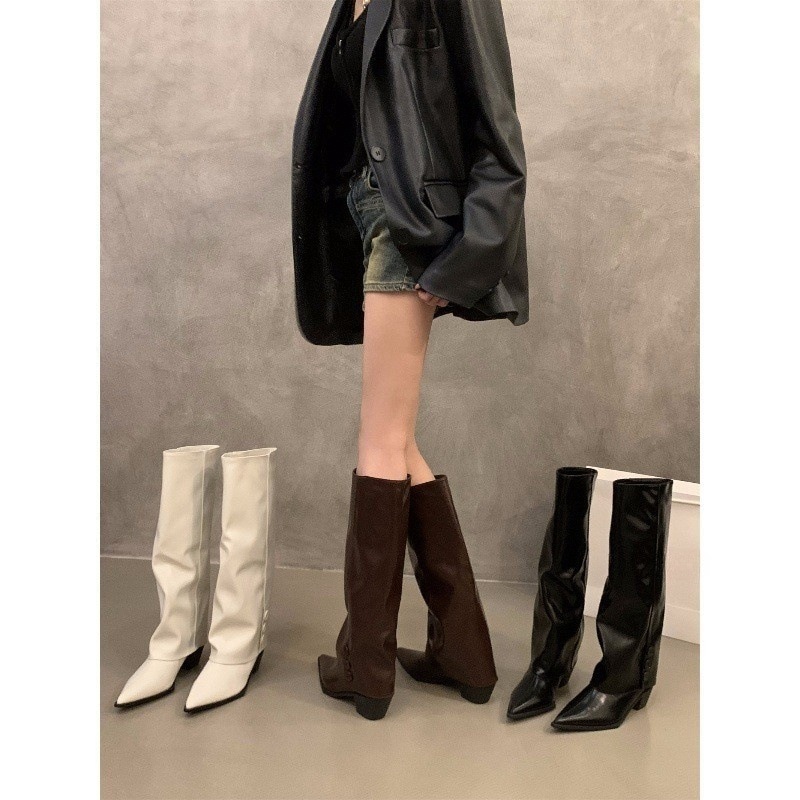 【急速発送】スエード調靴 黒 スエード マーディンブーツ ーシューズ ハイヒールブーツ ブーツ レディース ロングブーツ 冬 新作