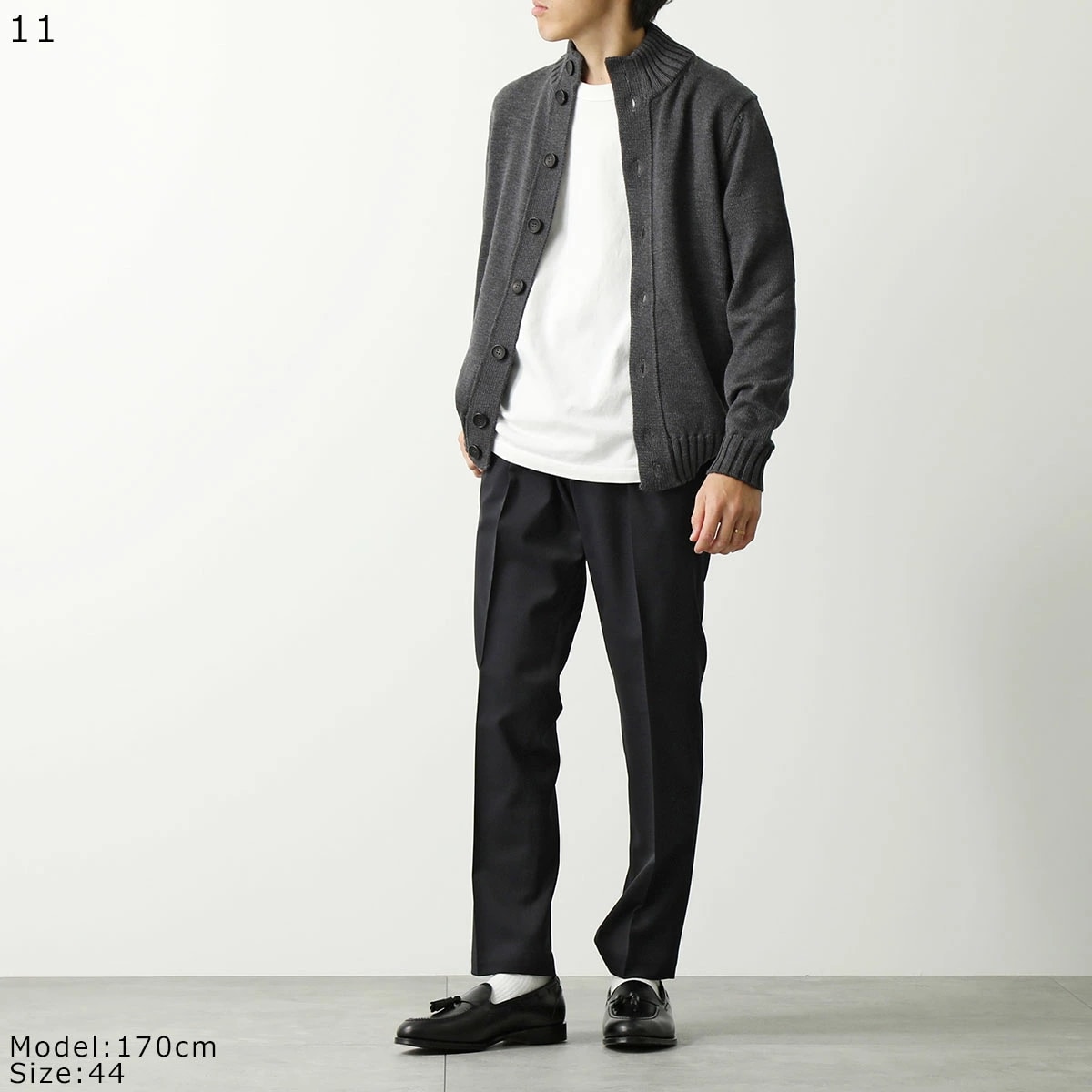 BRIGLIA 1949 ブリリア テーパードパンツ WIMBLEDONS 423100 メンズ イージーパンツ センタープレス ウールブレンド カラー4色