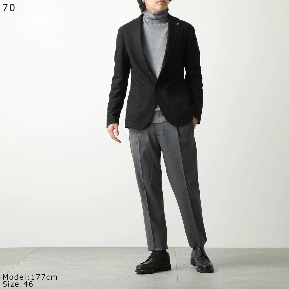 BRIGLIA 1949 ブリリア テーパードパンツ WIMBLEDONS 423100 メンズ イージーパンツ センタープレス ウールブレンド カラー4色