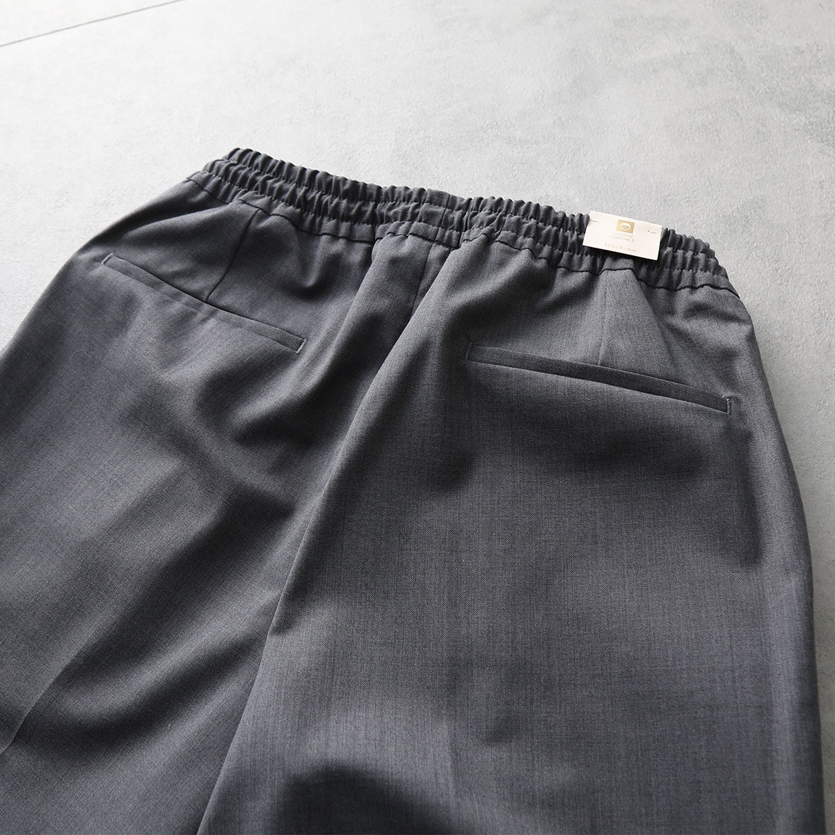 BRIGLIA 1949 ブリリア テーパードパンツ WIMBLEDONS 423100 メンズ イージーパンツ センタープレス ウールブレンド カラー4色