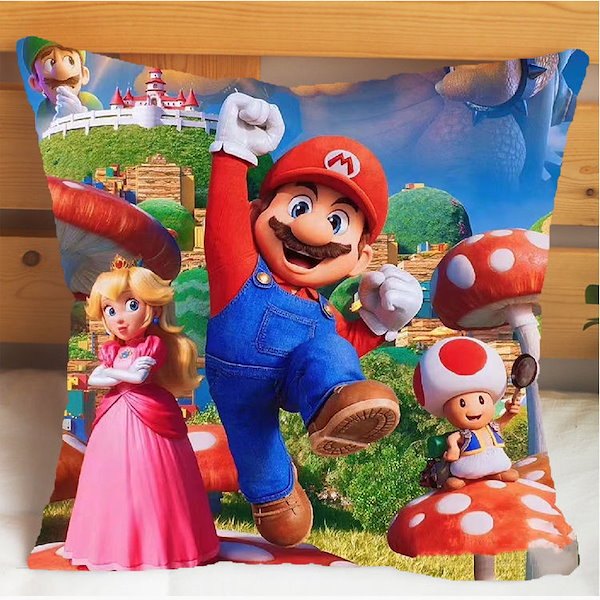 【まとめ売り】【未開封】マリオクッション　他２点 Qoo10] スーパーマリオ枕 2d 枕漫画かわいいゲ