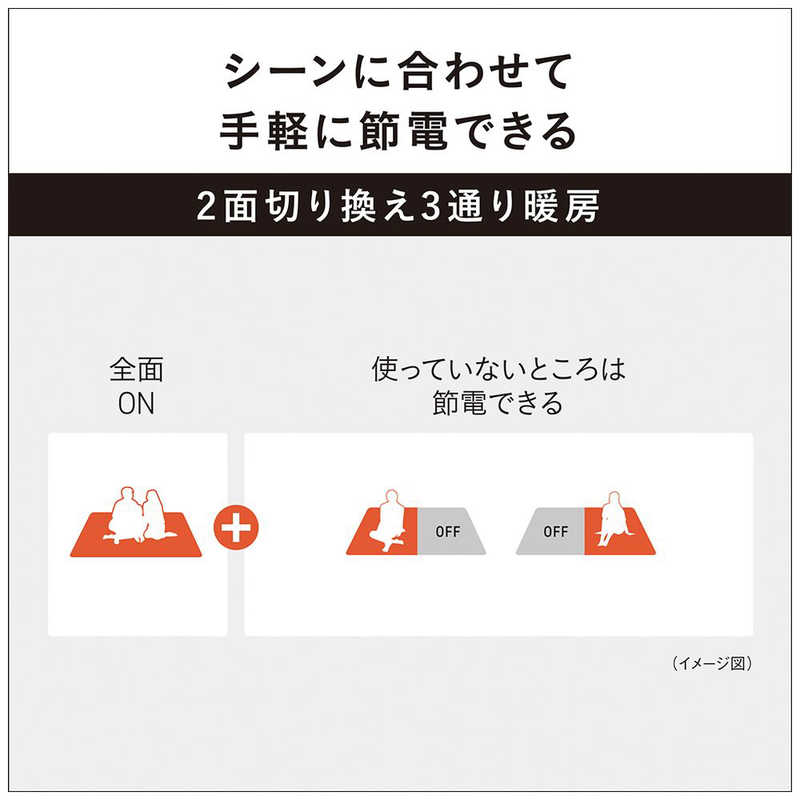 パナソニック　Panasonic　ホットカーペット NKシリーズ [カバー＋本体 /3畳相当]　DC-3NKC1