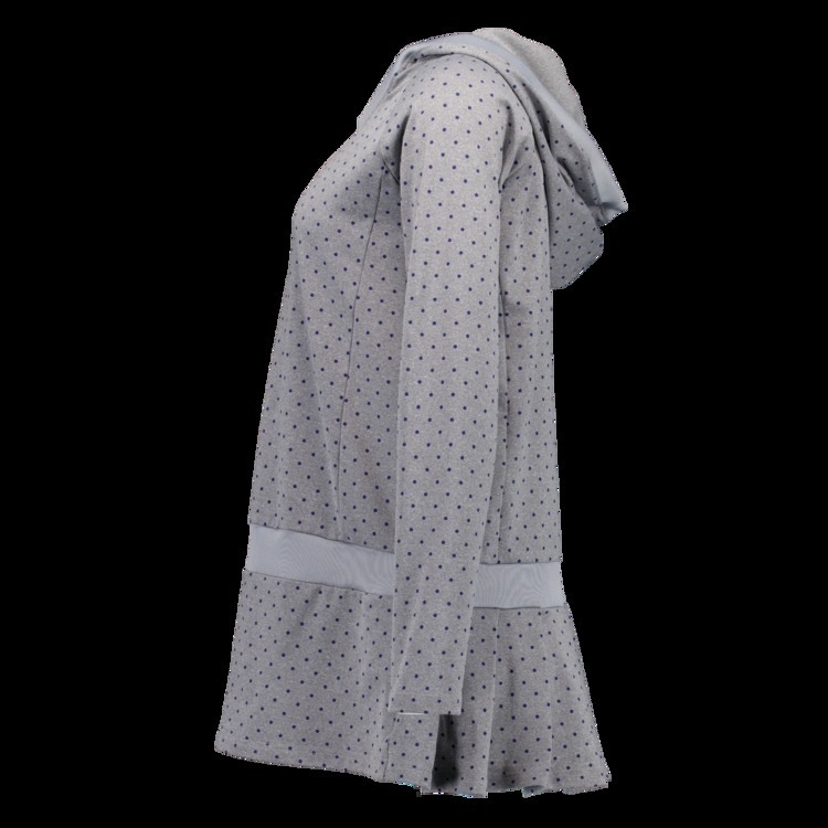 SHALOM】24FW MOLA DOT HOODY DRESS 長袖ロング・マキシ丈ワンピ