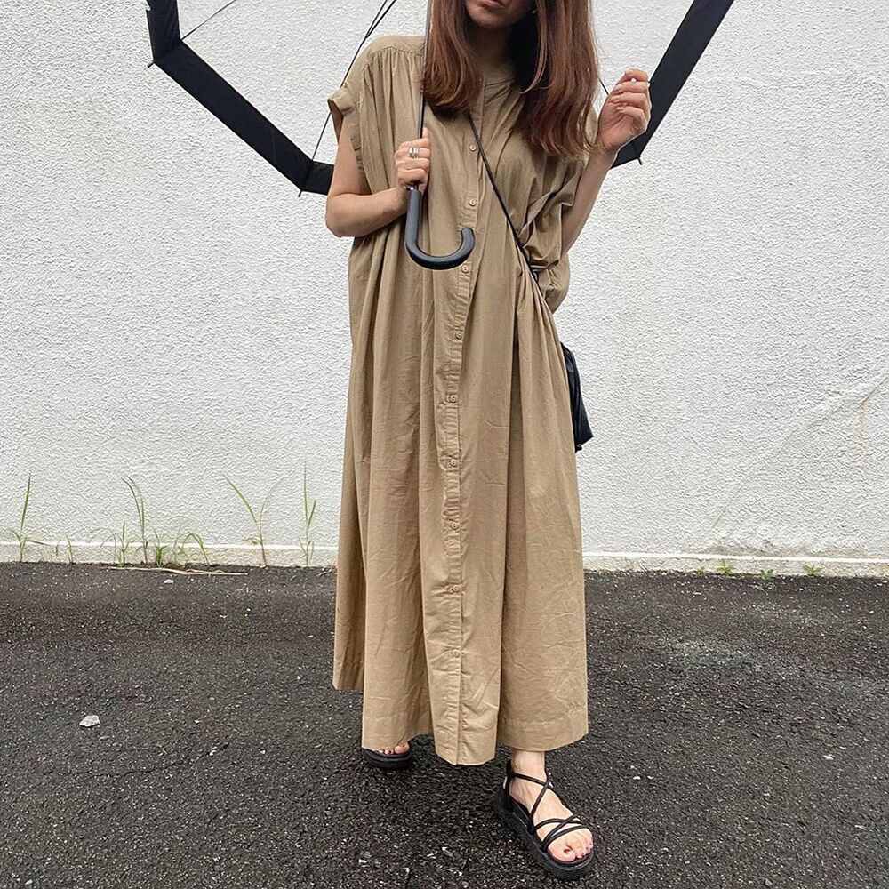 レディース ワンピース シャツワンピ マキシ 半袖 Uネック ラウンドネック オーバーサイズ フェミニン ストリート ボタン かわいい 大人可愛い きれいめ シンプル カジュアル おしゃれ レトロ レディース ワンピース シャツワンピ マキシ 半袖 Uネック ラウンドネック オーバーサイズ フェミニン ストリート ボタン かわいい 大人可愛い きれいめ シンプル カジュアル おしゃれ レトロ