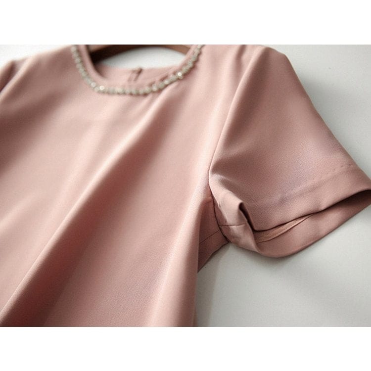 ワンピース レディース 40代 きれいめ 膝丈ワンピース 新作 半袖ワンピース 黒 チュニック Aラインスカートオシャレ韓国風 大人 通勤L ゆったり 30代 ワンピース レディース 40代 きれいめ 膝丈ワンピース 新作 半袖ワンピース 黒 チュニック Aラインスカートオシャレ韓国風 大人 通勤L ゆったり 30代