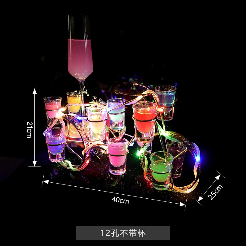 カクテル弾丸1杯のバーktvパーティーインターネットセレブセレブセレブバーハート型装置充電照明カップホルダー カクテル弾丸1杯のバーktvパーティーインターネットセレブセレブセレブバーハート型装置充電照明カップホルダー