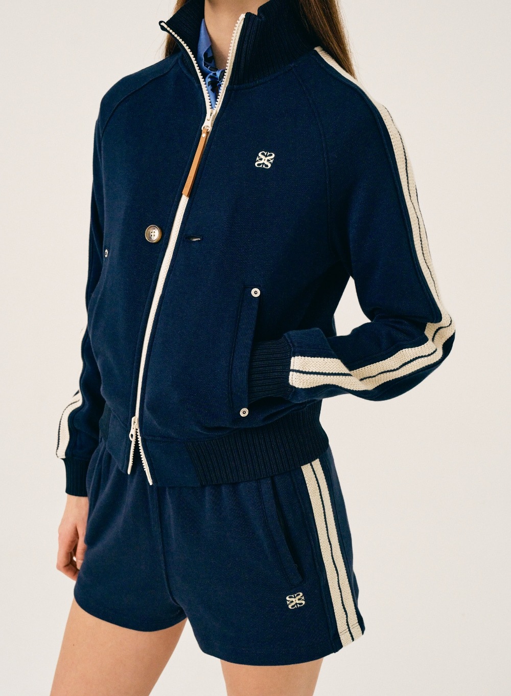 SATUR】 LAWTON ALL DAY TRACK SHORTS : CLASSIC NAVY