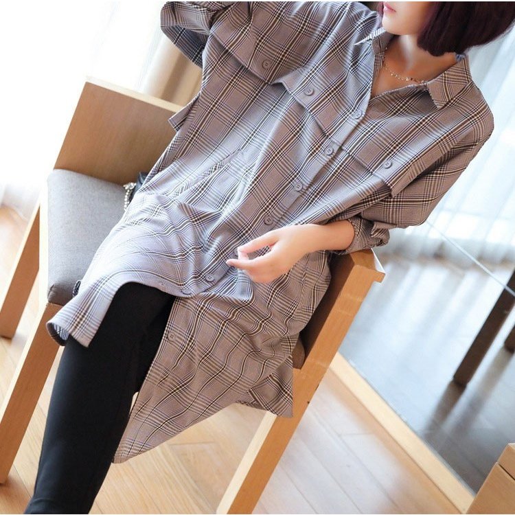 カジュアル 膝丈ワンピース チェック シャツ レディース ボタン止め ゆる シャツワンピース 前開き カジュアル 膝丈ワンピース チェック シャツ レディース ボタン止め ゆる シャツワンピース 前開き