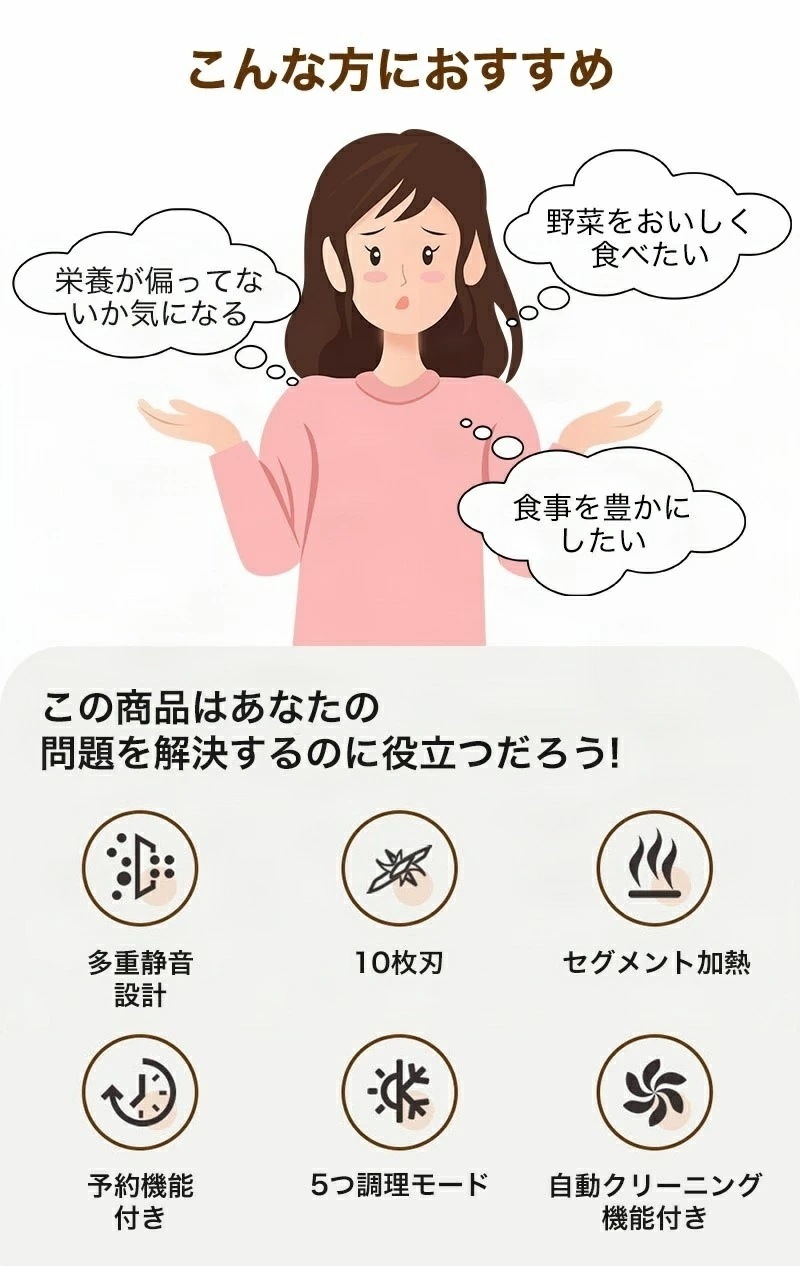 豆乳メーカー 豆乳機 一台五役 乾燥大豆対応 家庭用 自動調理ポット 静音設計 スープメーカー 完全豆乳メーカー 豆乳ブレンダー ブレンダー スムージー 多機能 時短調理 自動調理器ミキサー 甘酒 花