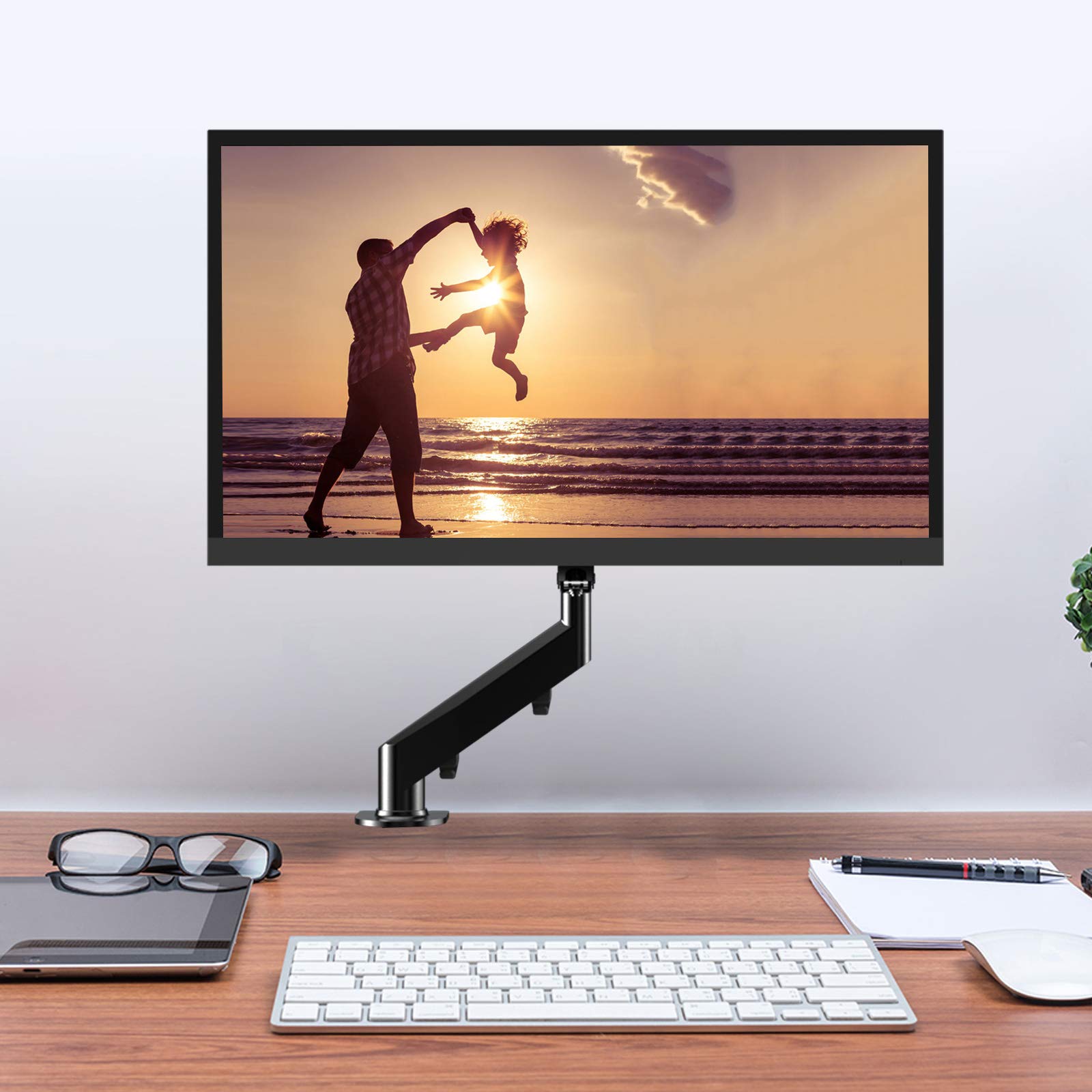 モニター アーム 液晶ディスプレイ アーム ガススプリング式 ガス圧式 モニタースタンド17~32インチ対応 最大耐荷重10kg 黒い MD81 26991 モニター アーム 液晶ディスプレイ アーム ガススプリング式 ガス圧式 モニタースタンド17~32インチ対応 最大耐荷重10kg 黒い MD81 26991