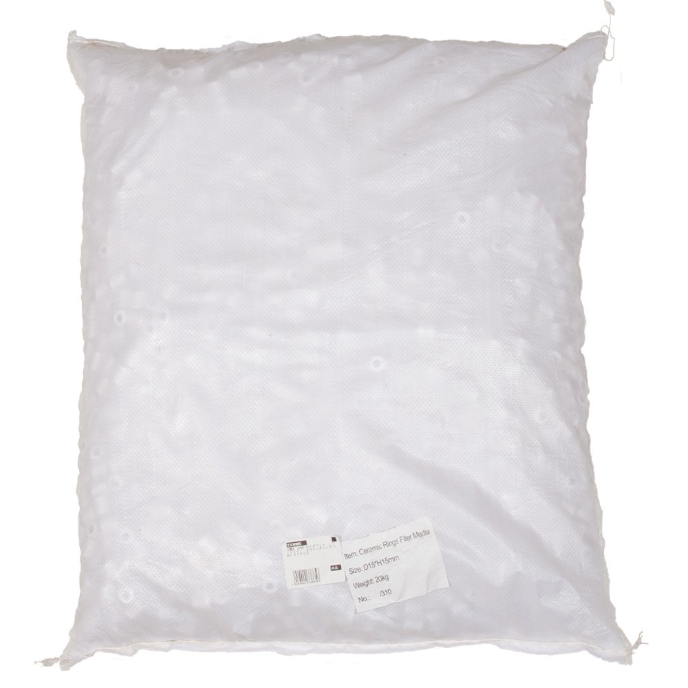 セラミックリング Mサイズ 20kg(約25L相当) リング状ろ材 バクテリア CRC10―03―20―50―00 セラミックリング Mサイズ 20kg(約25L相当) リング状ろ材 バクテリア CRC10―03―20―50―00