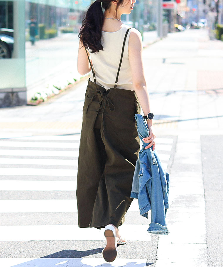 バックレースアップ ツイル オールインワン キャミソール ワイド サロペットパンツ レディース 大きいサイズ ゆったり M L LL 3L 4L 春 夏 秋 マタニティ キャミオールインワン バックレースアップ ツイル オールインワン キャミソール ワイド サロペットパンツ レディース 大きいサイズ ゆったり M L LL 3L 4L 春 夏 秋 マタニティ キャミオールインワン