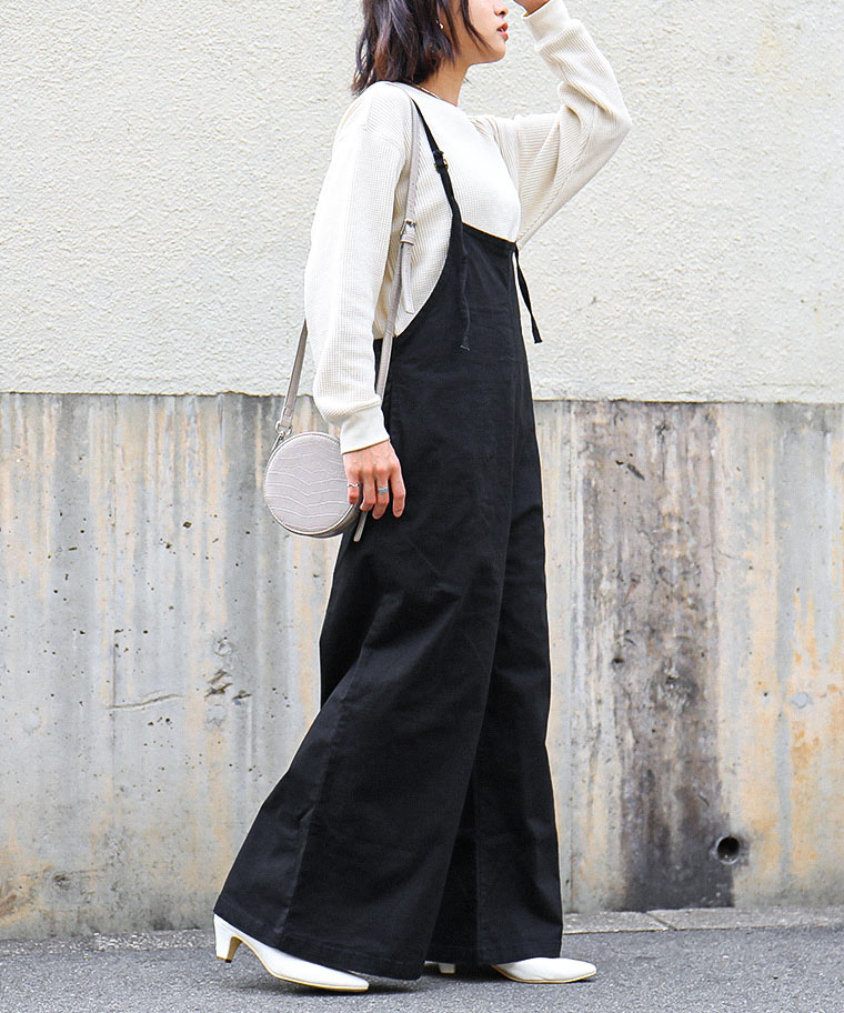 バックレースアップ ツイル オールインワン キャミソール ワイド サロペットパンツ レディース 大きいサイズ ゆったり M L LL 3L 4L 春 夏 秋 マタニティ キャミオールインワン バックレースアップ ツイル オールインワン キャミソール ワイド サロペットパンツ レディース 大きいサイズ ゆったり M L LL 3L 4L 春 夏 秋 マタニティ キャミオールインワン