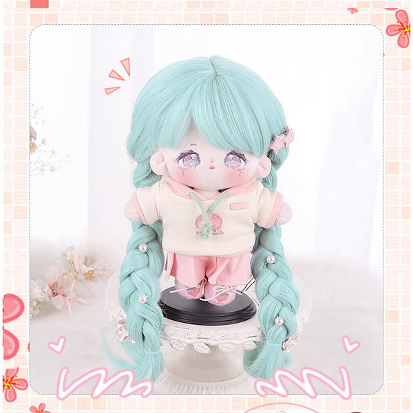 Qoo10] 韓国ファッション 20cmドールウィッグ