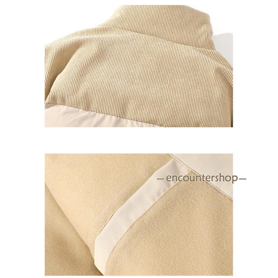 万能流行感 中綿ジャケット メンズ ダウンジャケット 立ち襟 オフィス 配色切り替え 厚手 上品 アウトドア 防寒 暖かい 体型カバー