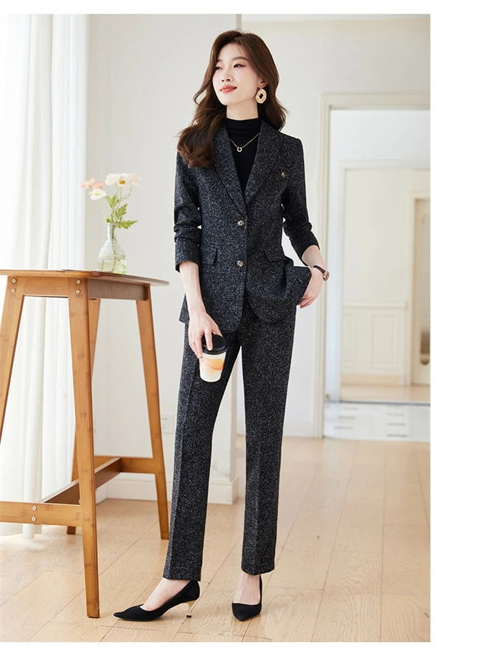 セットアップ レディース スーツ パンツスーツ セレモニー ママセット ビジネススーツ フォーマル テーラードジャケット＆テーパードパンツ 2点セット 入学式 卒業式 入園式 卒園式 着痩せ 通勤 オ