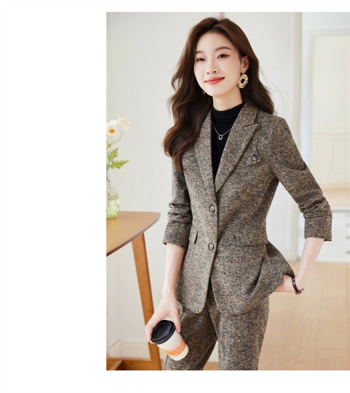セットアップ レディース スーツ パンツスーツ セレモニー ママセット ビジネススーツ フォーマル テーラードジャケット＆テーパードパンツ 2点セット 入学式 卒業式 入園式 卒園式 着痩せ 通勤 オ