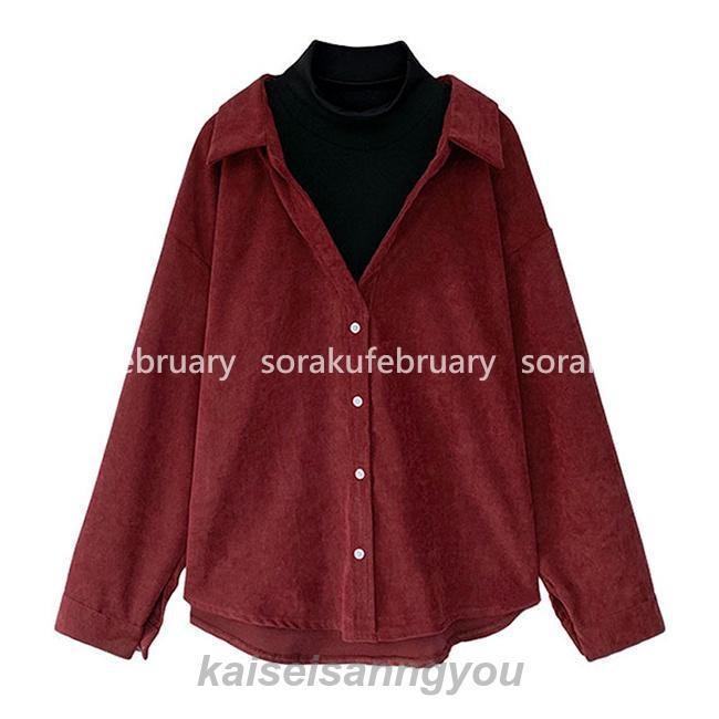 安い商品 今日だけ ブラウス 秋新作 長袖 フェイクレイヤード ボリュームスリーブ コーデュロイ レディース トップス シャツ 個性 ゆったり 体型カバー 通勤 tブラウス 高見え UVカ 3枚購入で 安い商品 今日だけ ブラウス 秋新作 長袖 フェイクレイヤード ボリュームスリーブ コーデュロイ レディース トップス シャツ 個性 ゆったり 体型カバー 通勤 tブラウス 高見え UVカ 3枚購入で