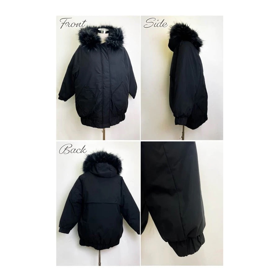 ダウンジャケット ダウンコート フェイクファー あったか フードコート ダウンジャケット ミドル丈 ダウンジャケット ダウンコート フェイクファー あったか フードコート ダウンジャケット ミドル丈